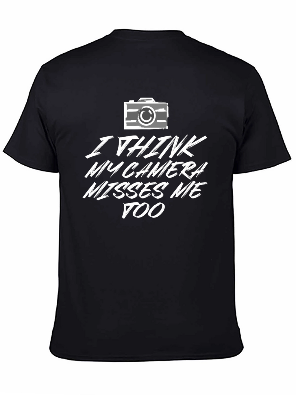 Camera Misses Me Graphic Tee - Photography Lovers T-Shirt