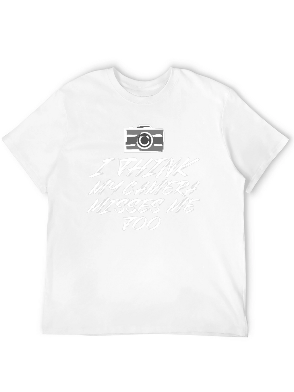Camera Misses Me Graphic Tee - Photography Lovers T-Shirt
