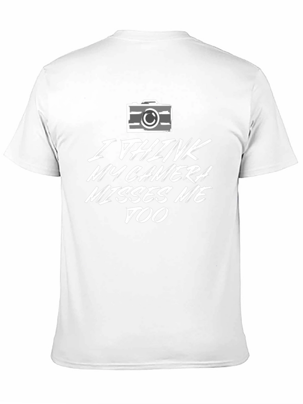 Camera Misses Me Graphic Tee - Photography Lovers T-Shirt