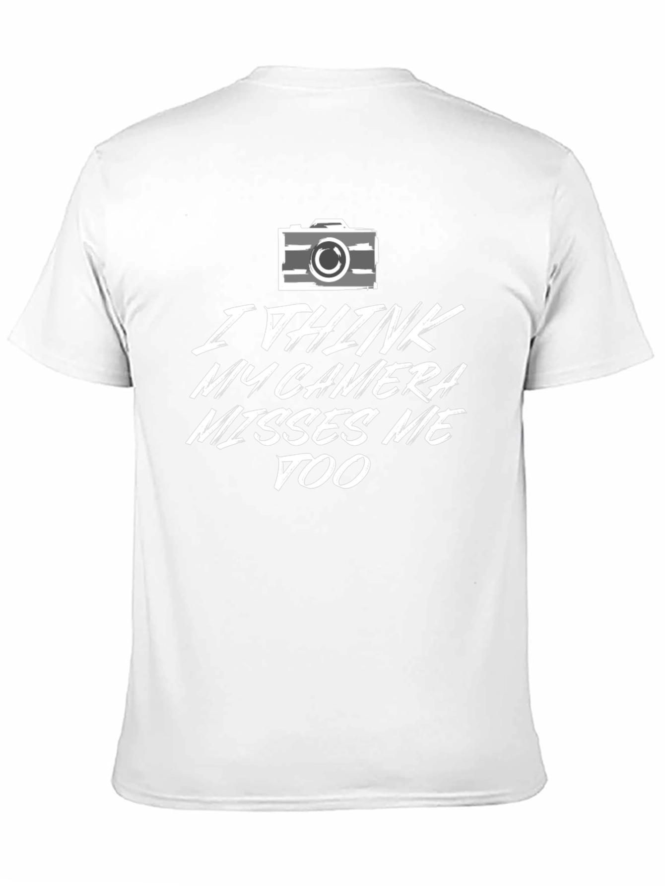 Camera Misses Me Graphic Tee - Photography Lovers T-Shirt