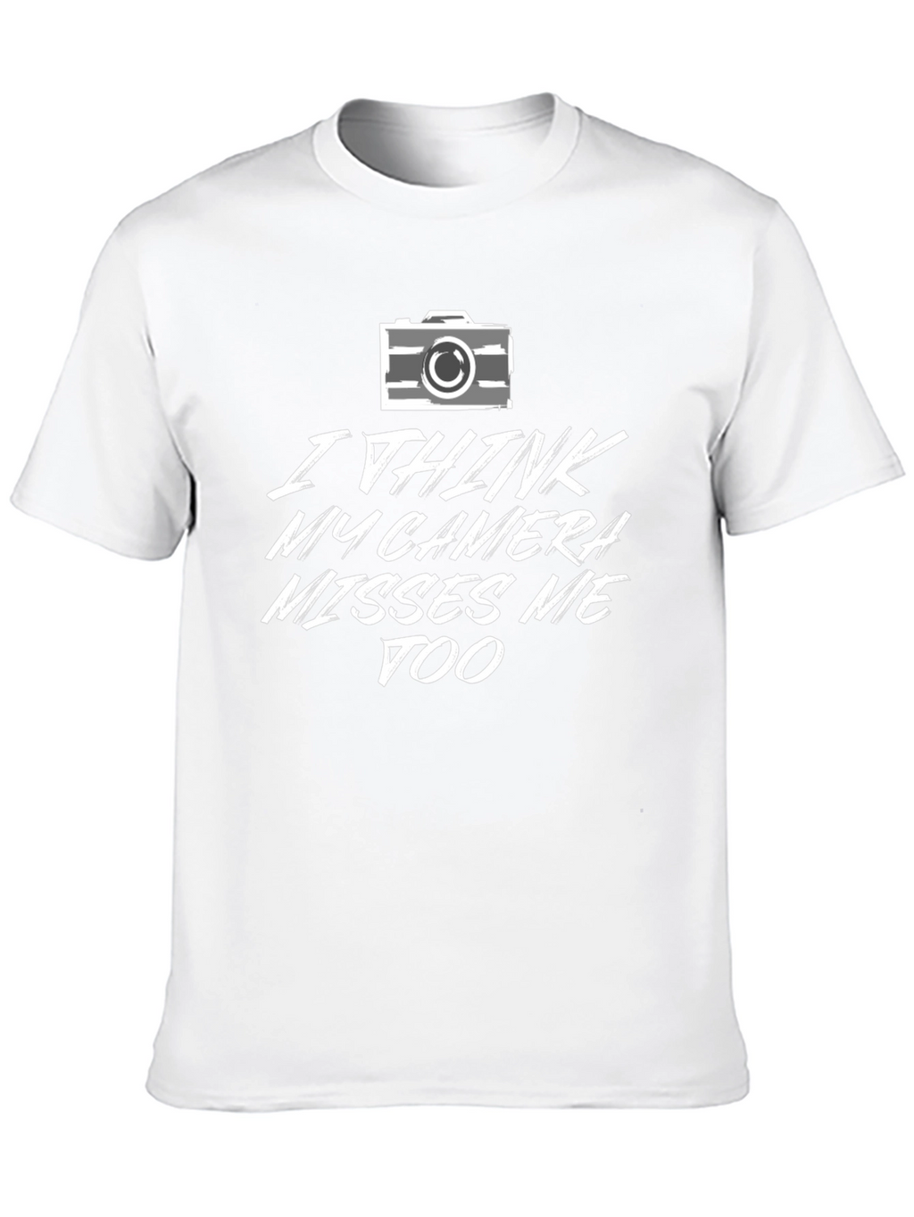 Camera Misses Me Graphic Tee - Photography Lovers T-Shirt