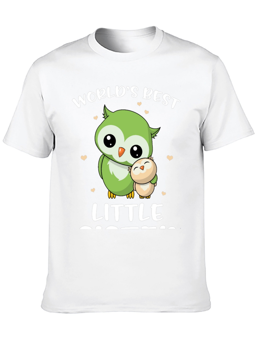 Worlds Best Little Sister Owl T-Shirt