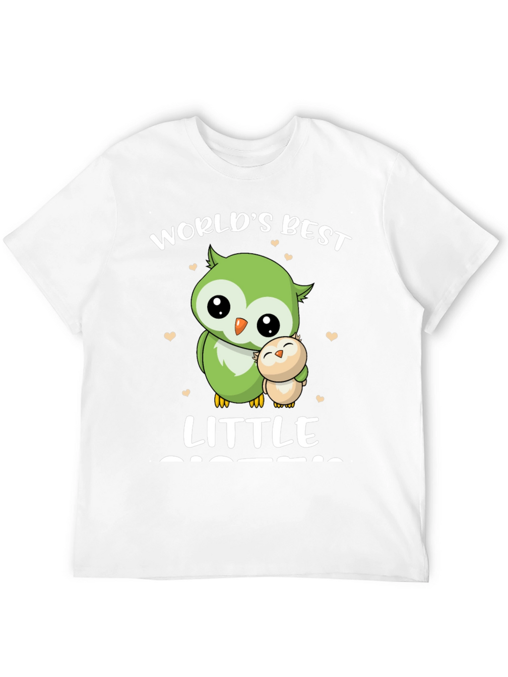 Worlds Best Little Sister Owl T-Shirt