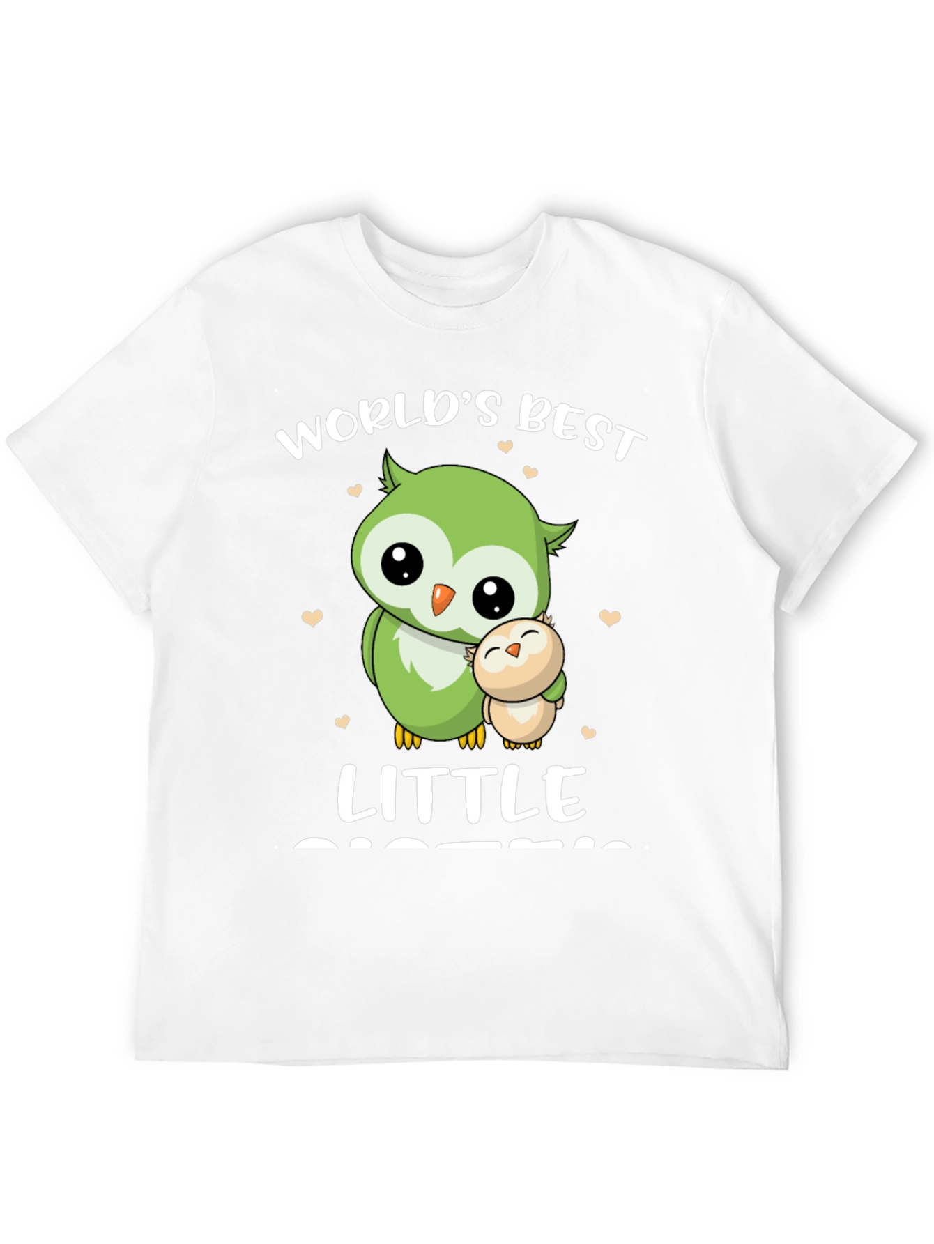 Worlds Best Little Sister Owl T-Shirt