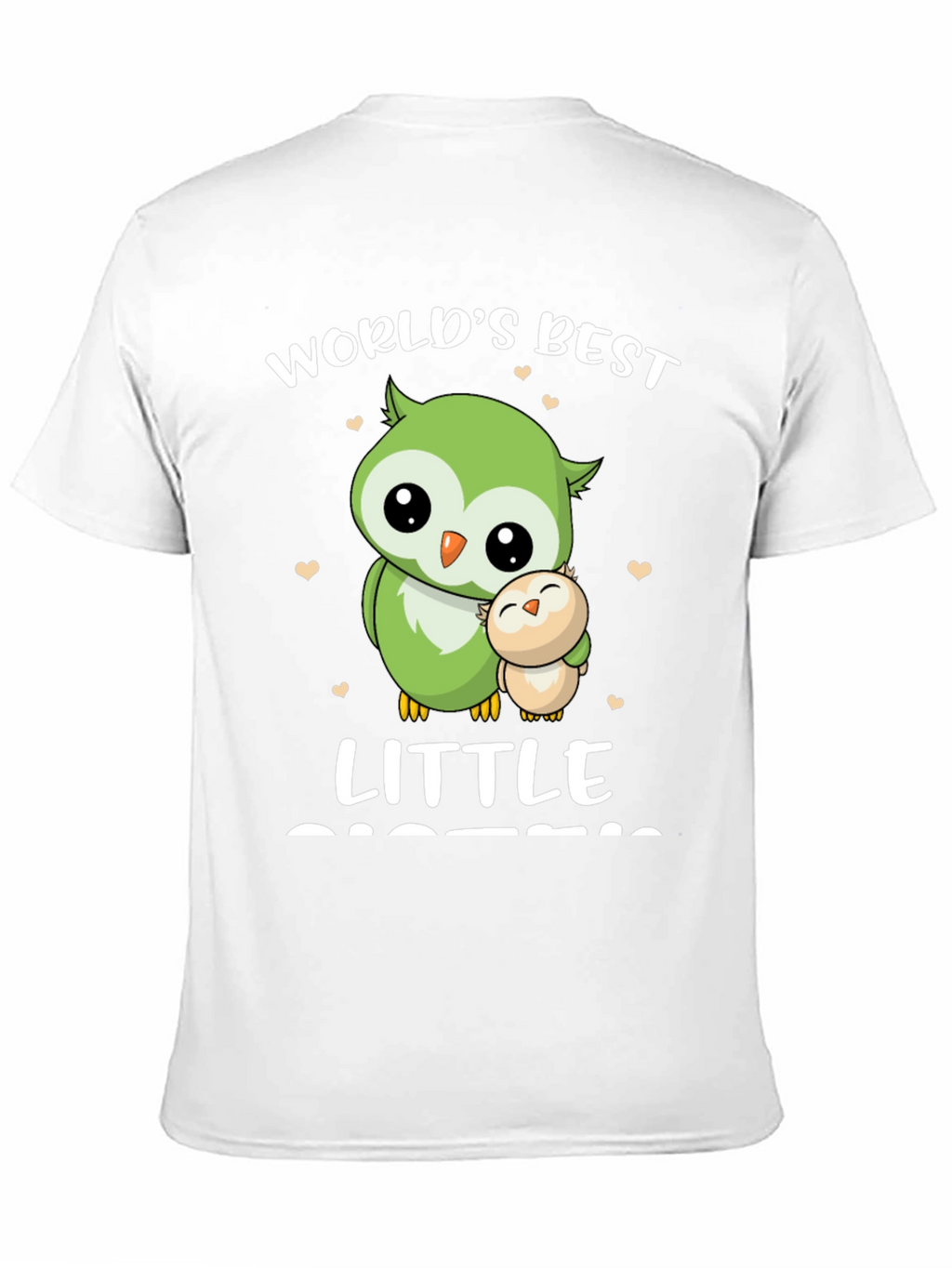 Worlds Best Little Sister Owl T-Shirt
