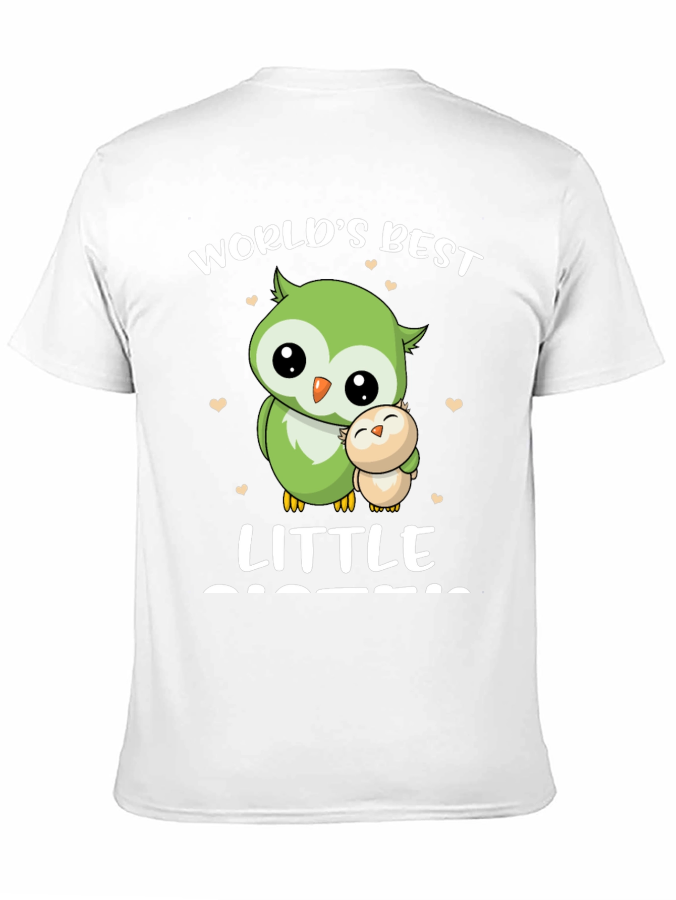 Worlds Best Little Sister Owl T-Shirt