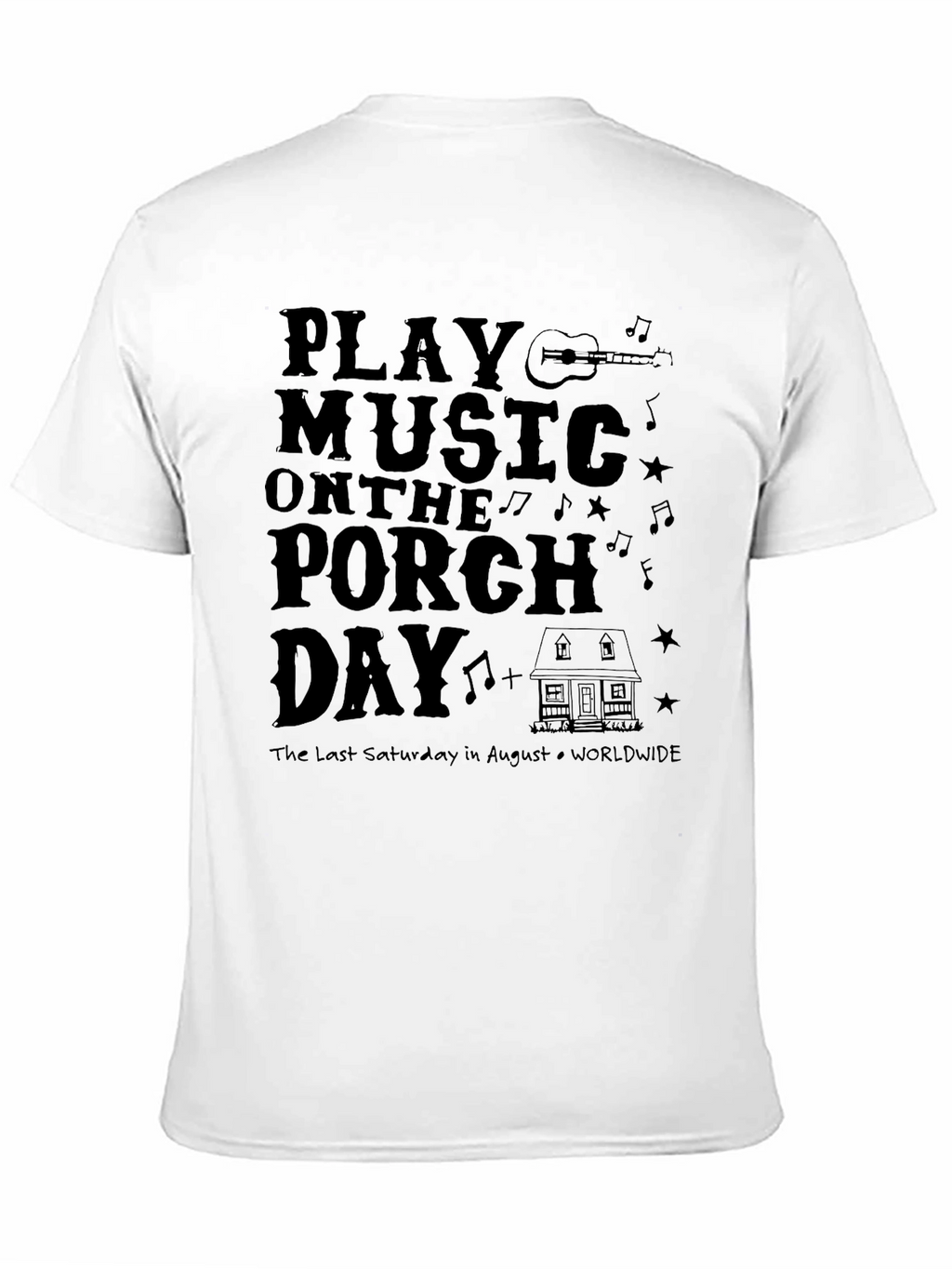Play Music on the Porch Day T-Shirt
