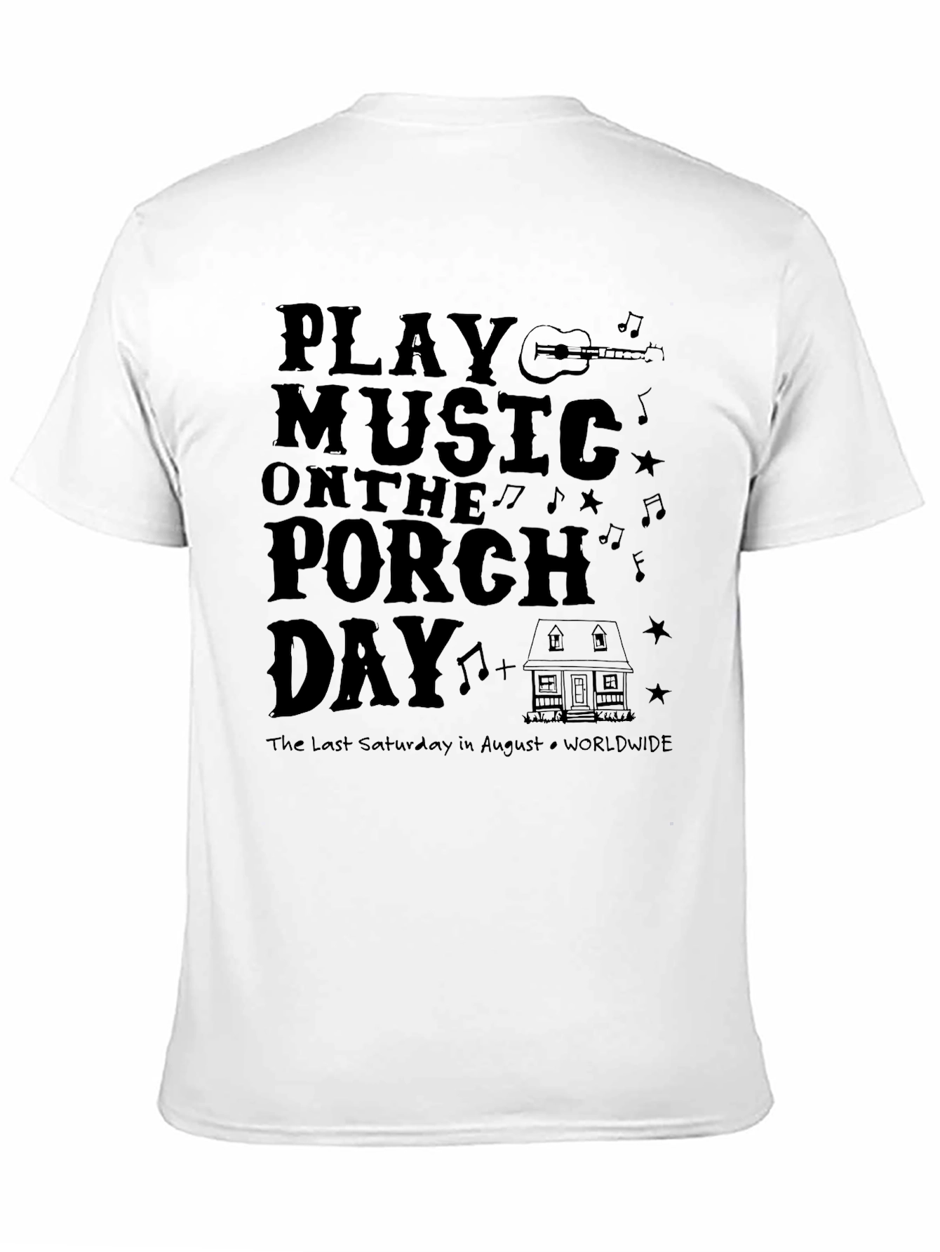 Play Music on the Porch Day T-Shirt