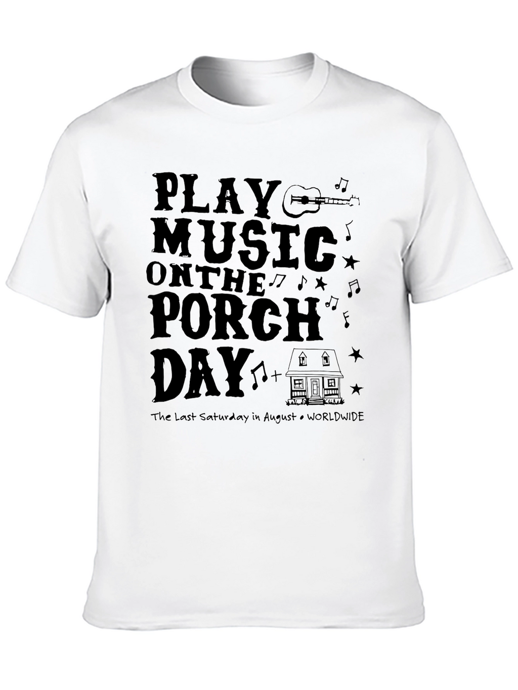 Play Music on the Porch Day T-Shirt