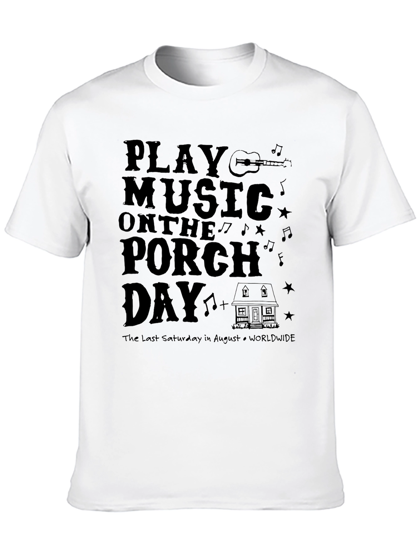 Play Music on the Porch Day T-Shirt