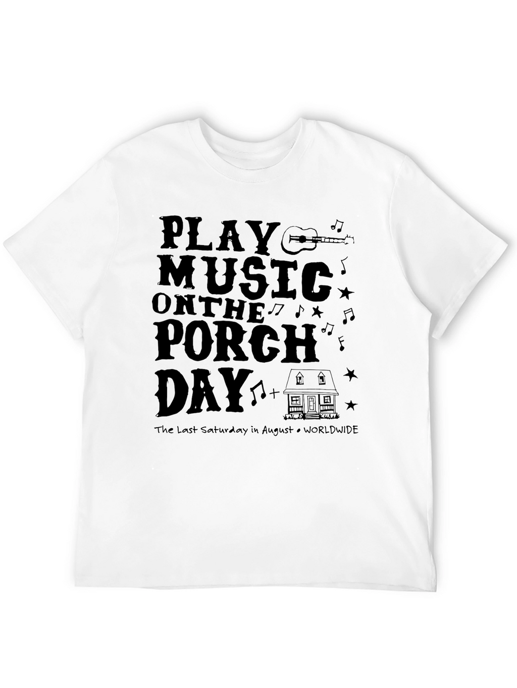 Play Music on the Porch Day T-Shirt