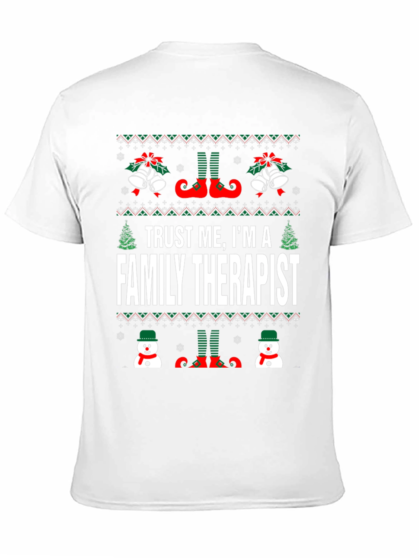 Trust Me Im a Family Therapist Christmas T-Shirt