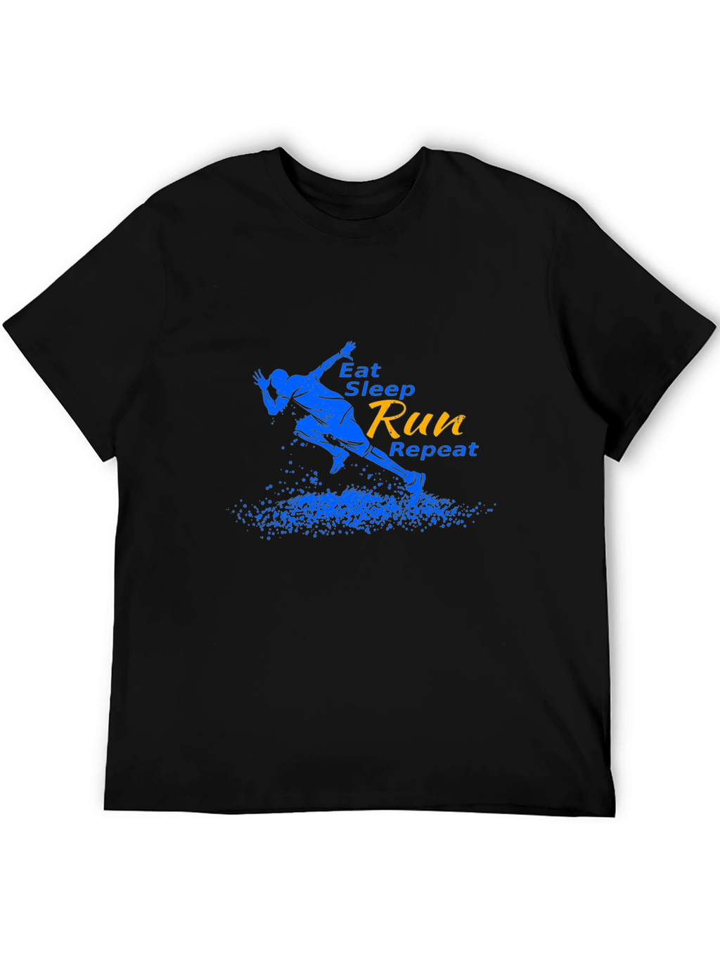 Eat Sleep Run Repeat Graphic T-Shirt