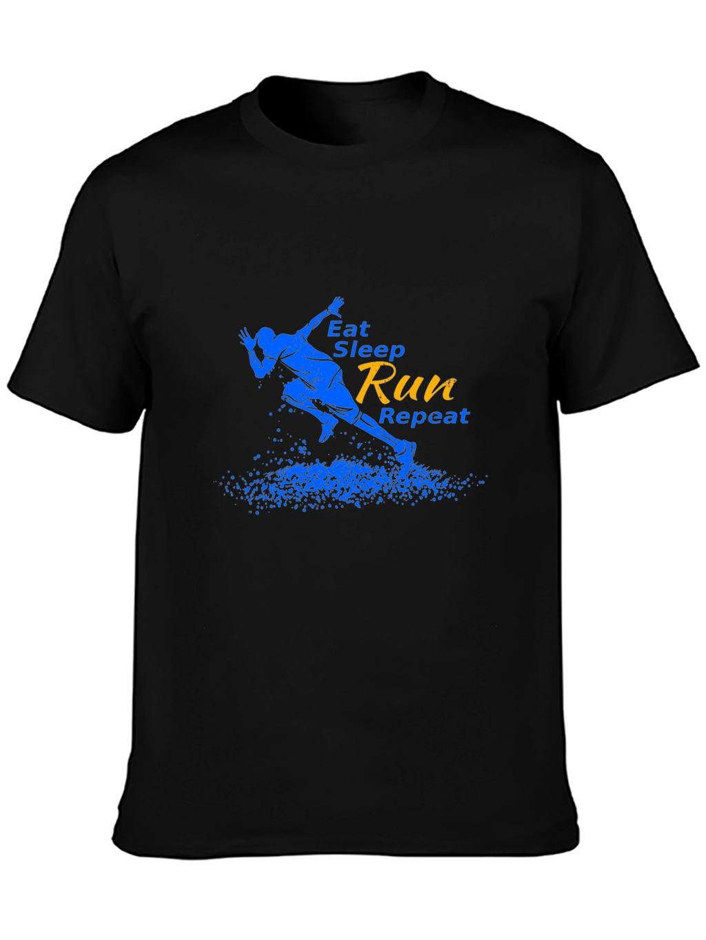 Eat Sleep Run Repeat Graphic T-Shirt