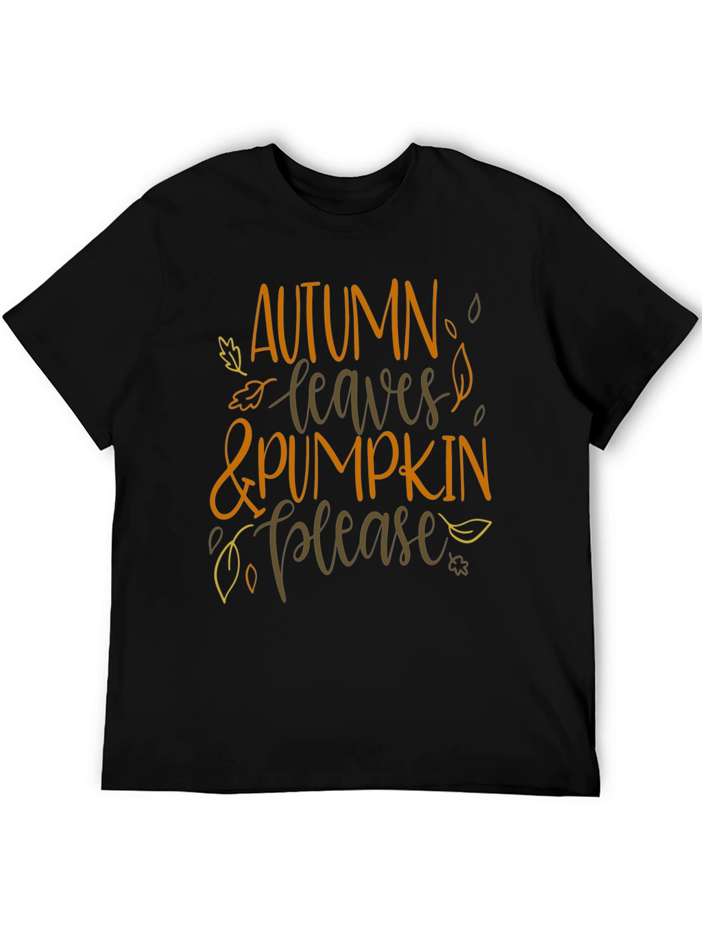 Autumn Leaves & Pumpkin Please T-Shirt