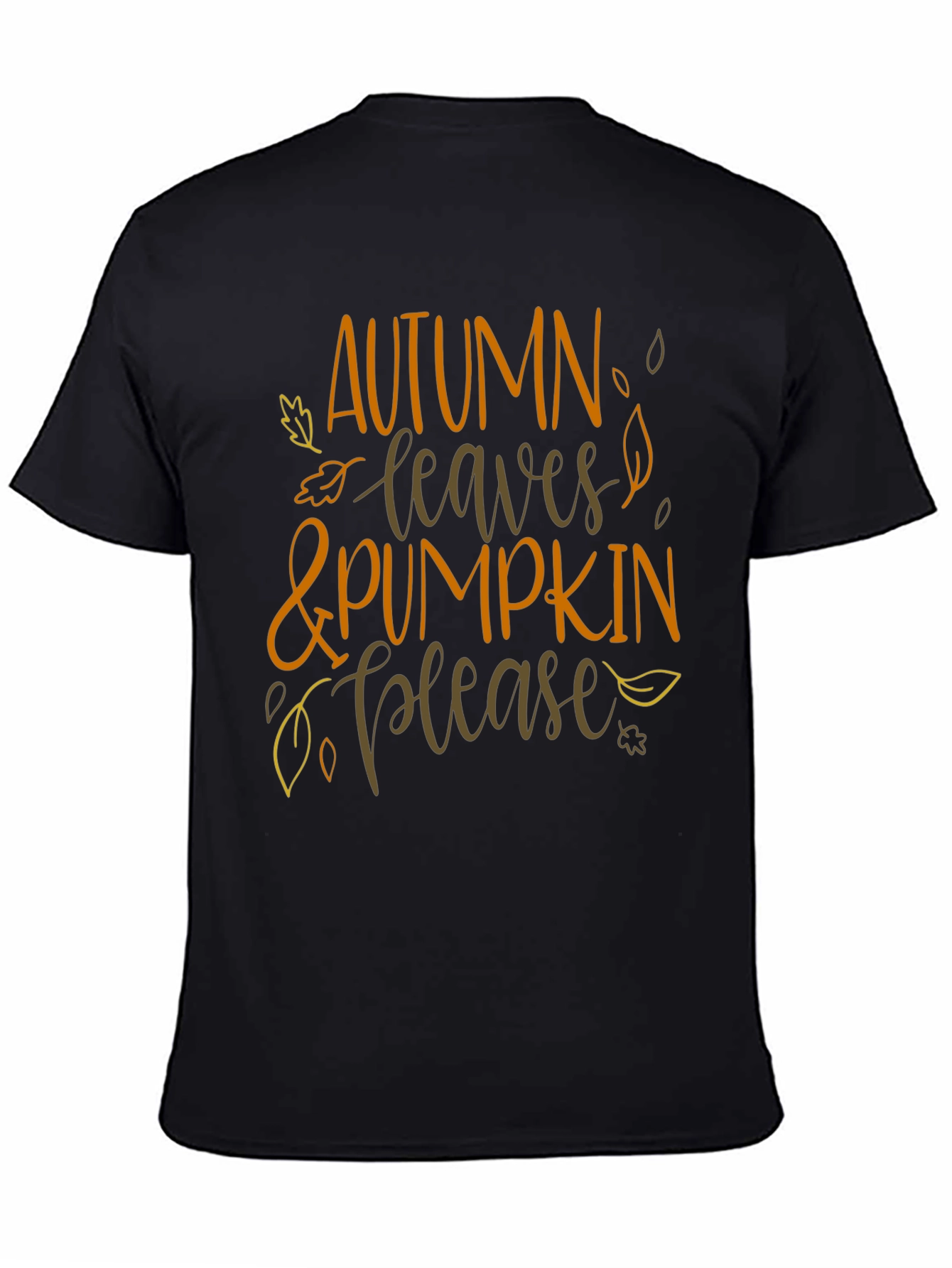 Autumn Leaves & Pumpkin Please T-Shirt