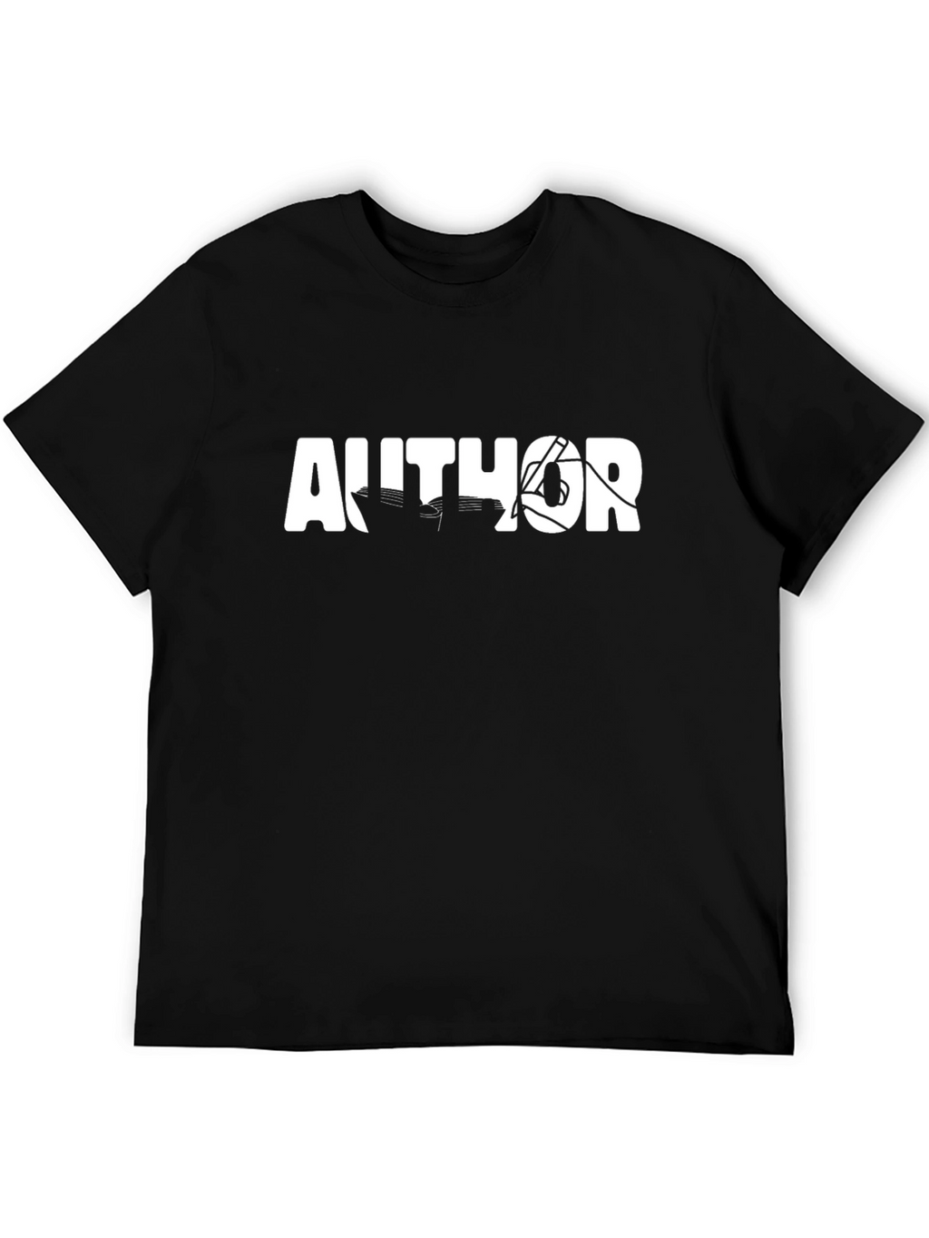 Author Black Graphic T-Shirt