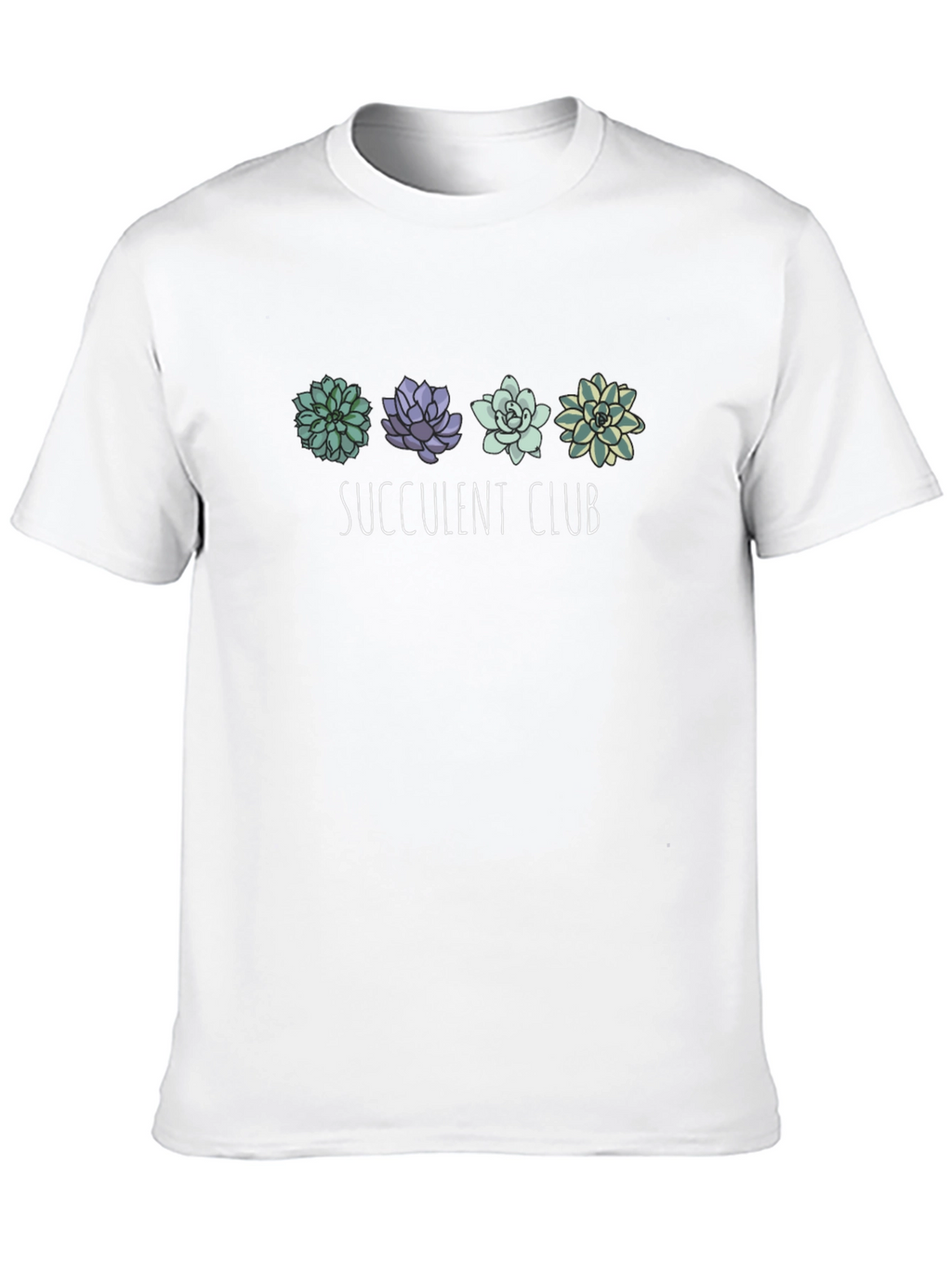 Succulent Club Black Graphic Tee