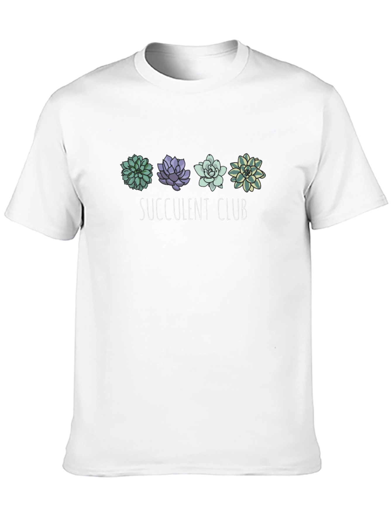 Succulent Club Black Graphic Tee