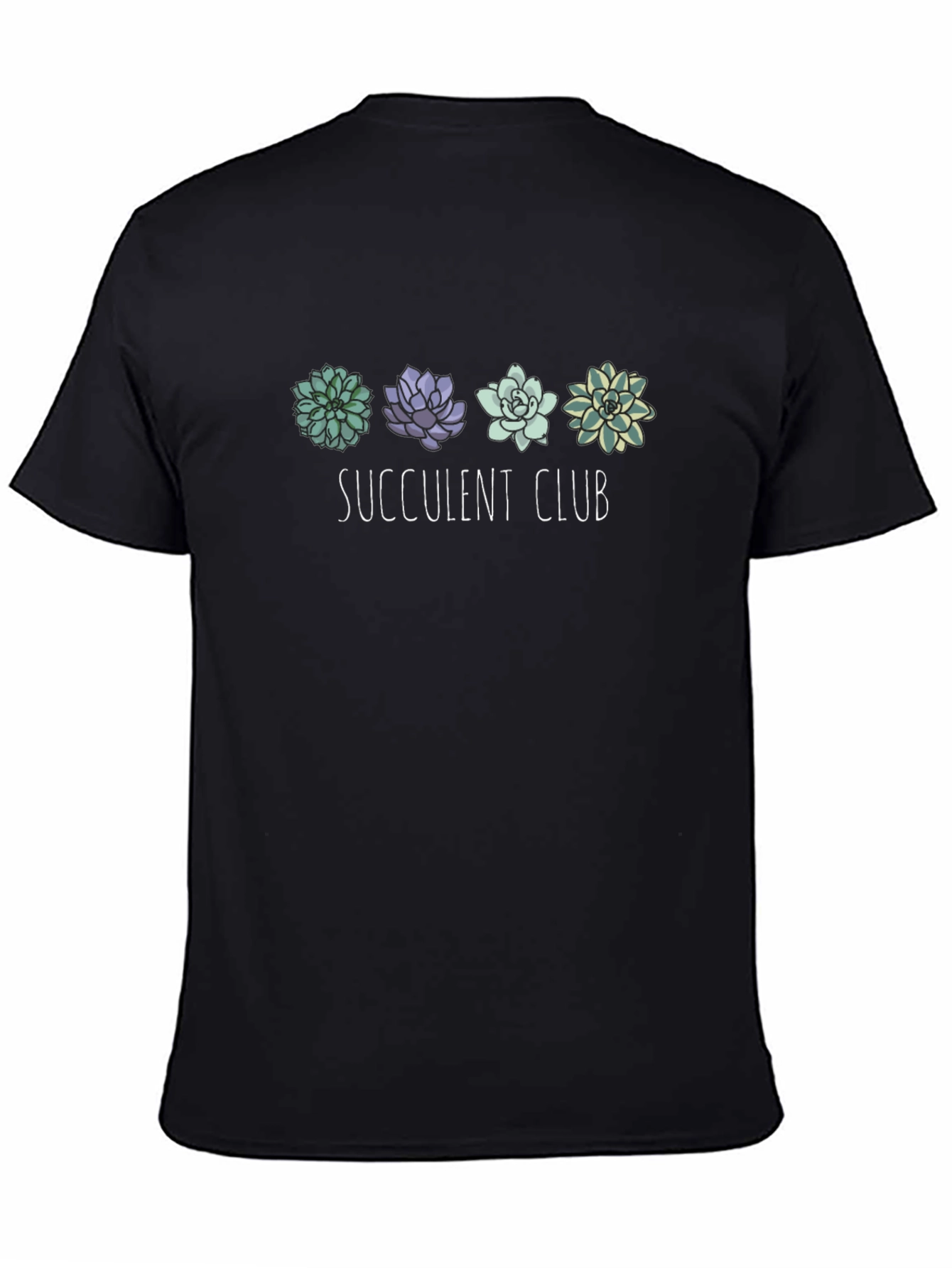 Succulent Club Black Graphic Tee