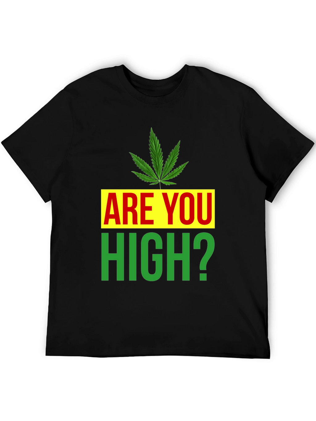 Are You High? Novelty Graphic Tee