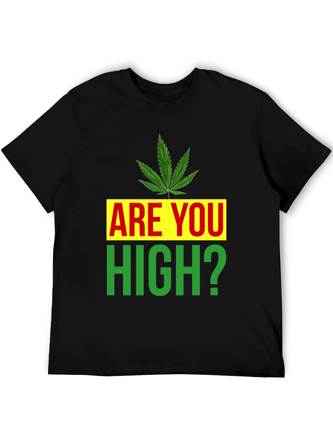 Are You High? Novelty Graphic Tee