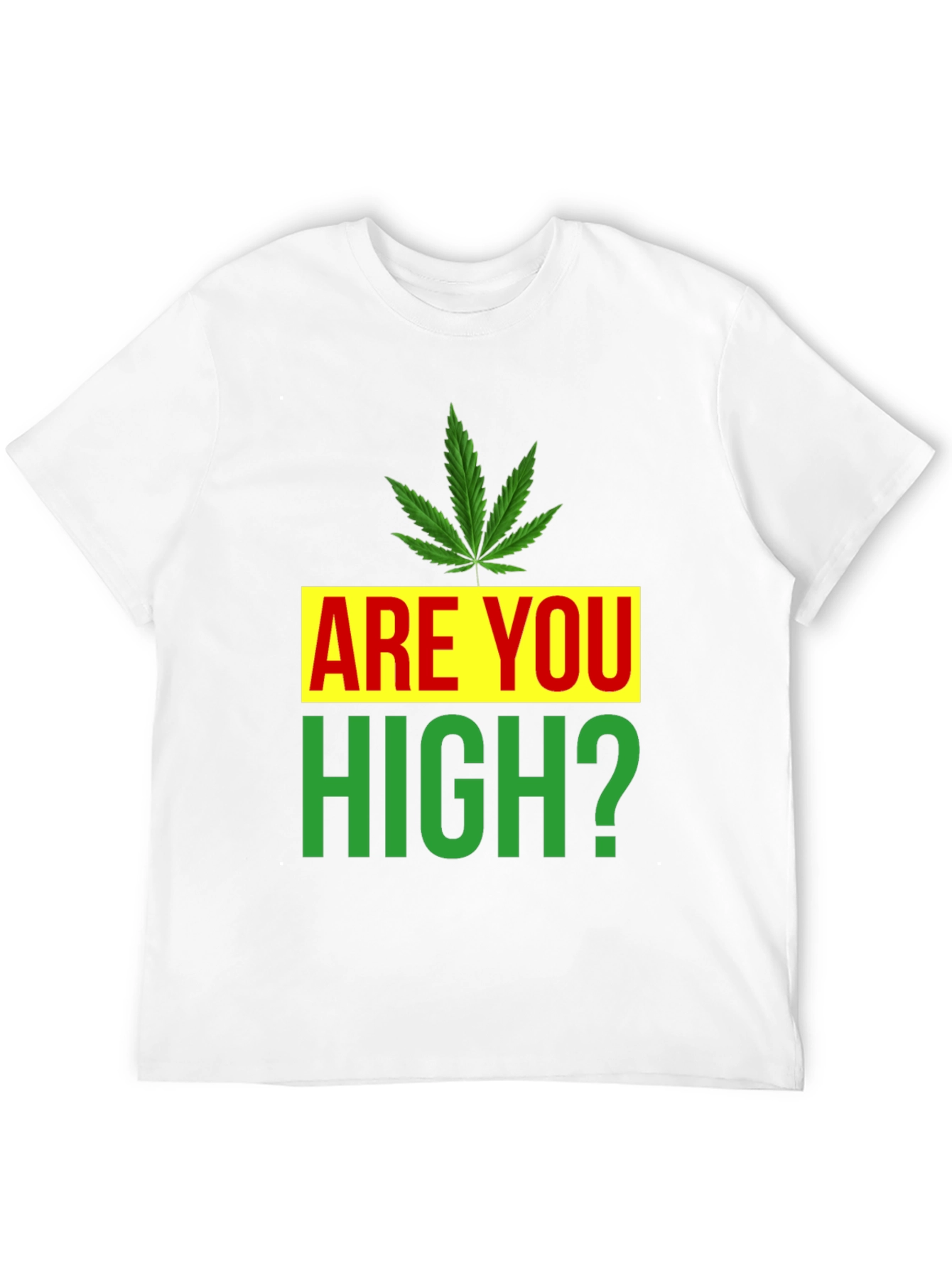 Are You High? Novelty Graphic Tee
