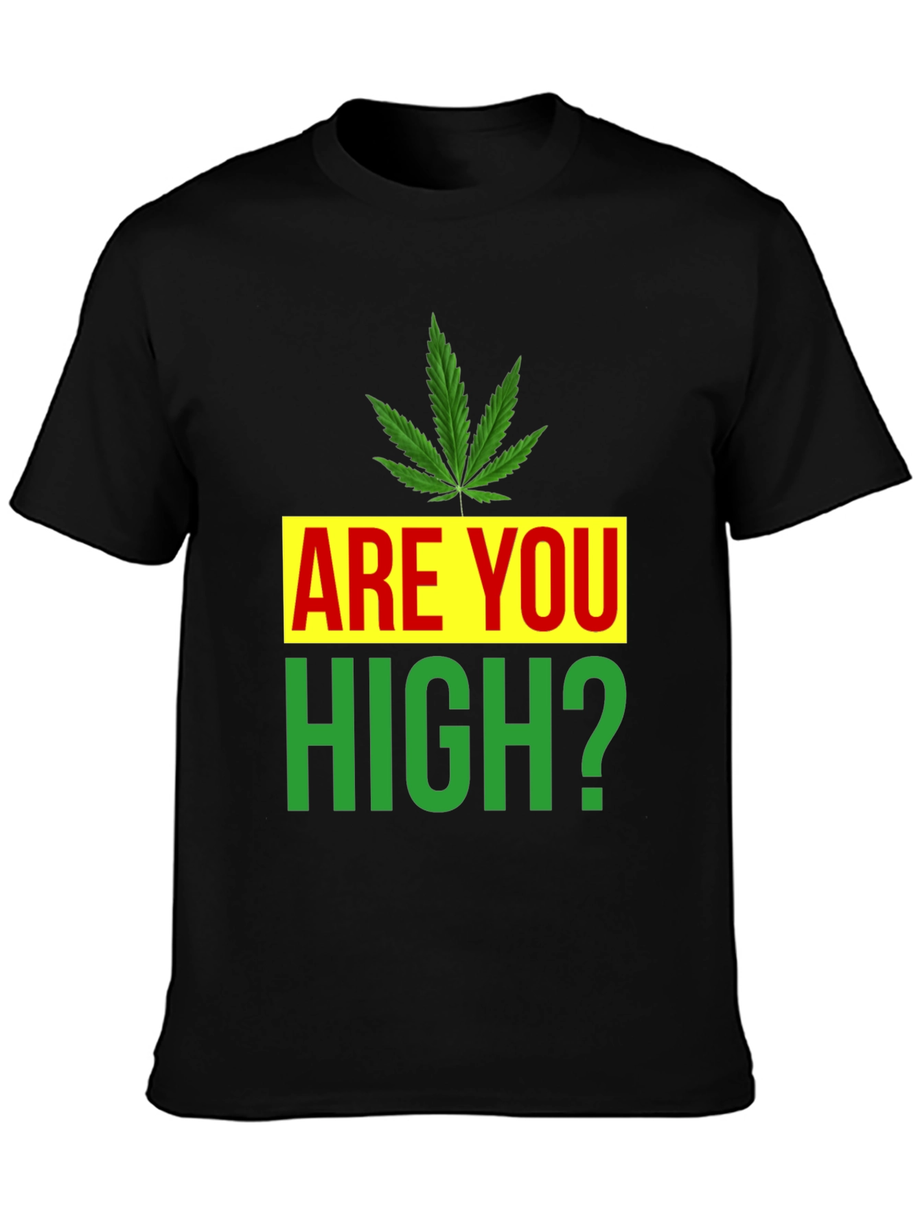 Are You High? Novelty Graphic Tee