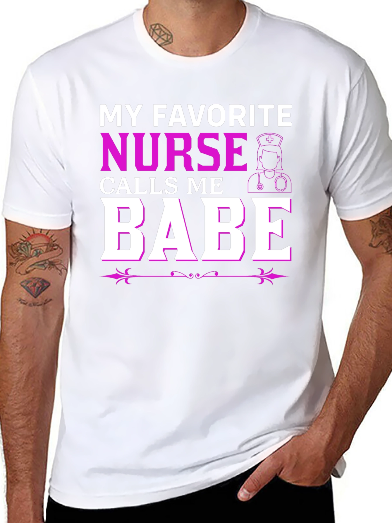 My Favorite Nurse Calls Me Babe T-Shirt