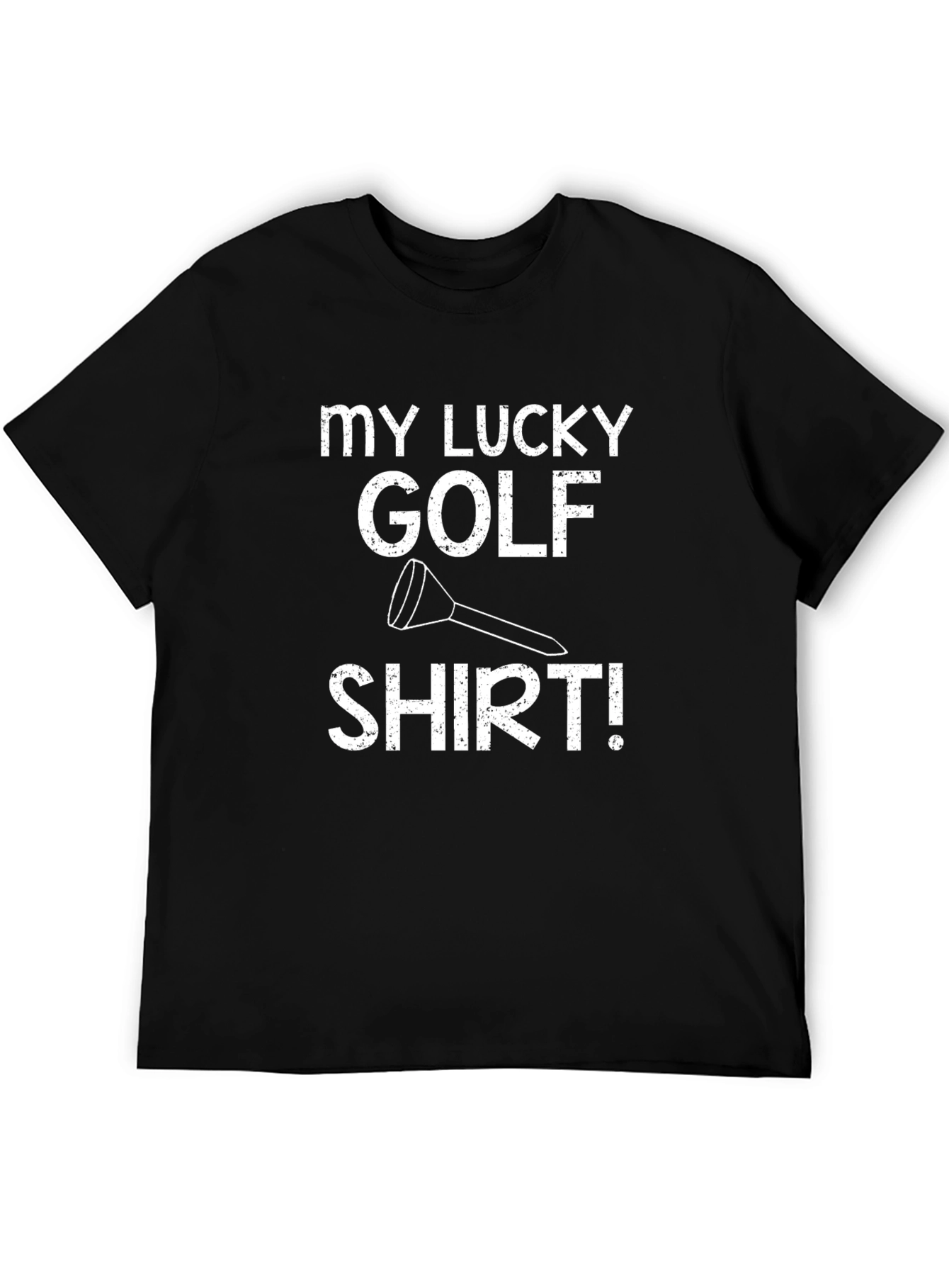 My Lucky Golf Shirt - Black Tee