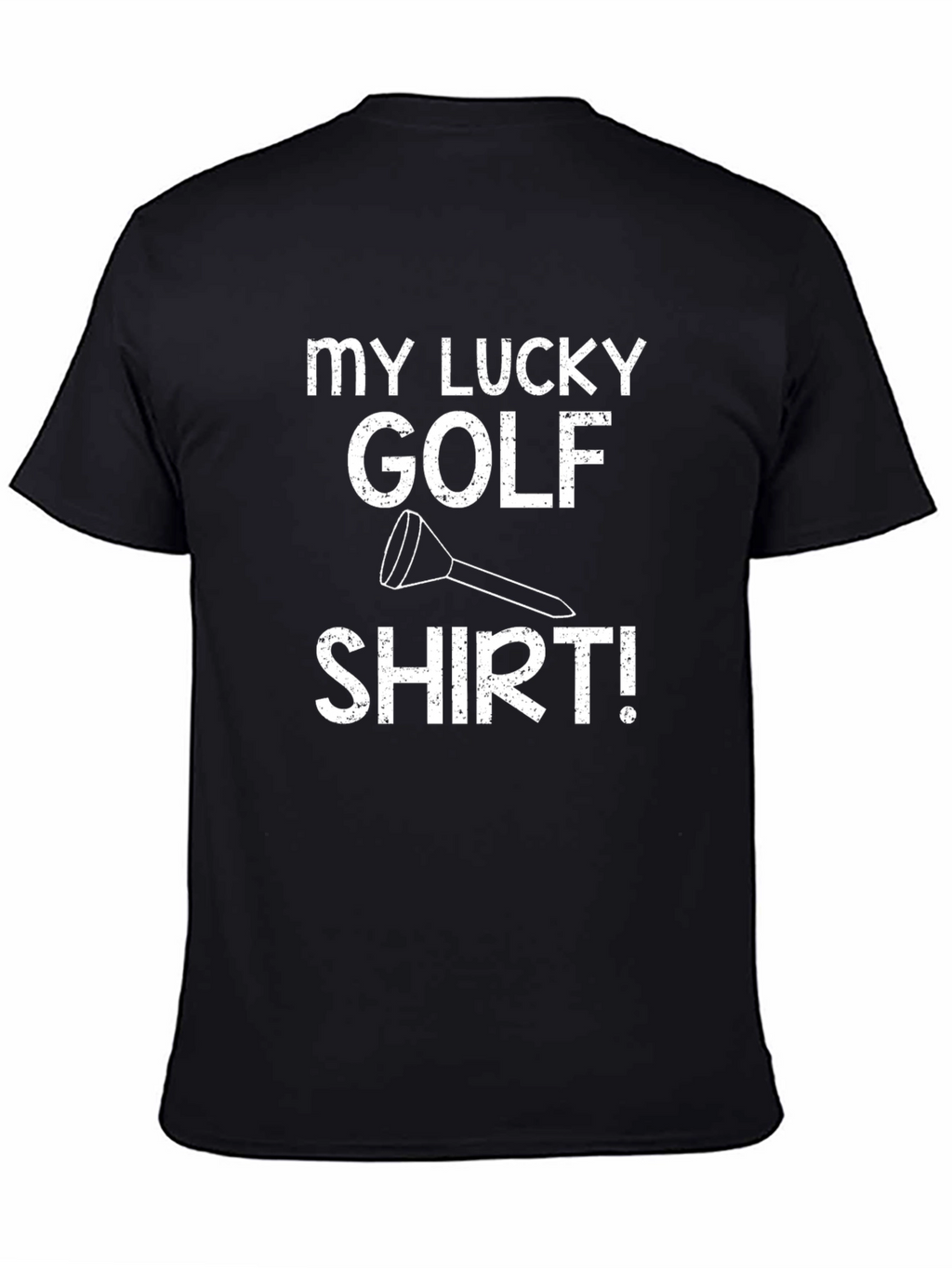 My Lucky Golf Shirt - Black Tee