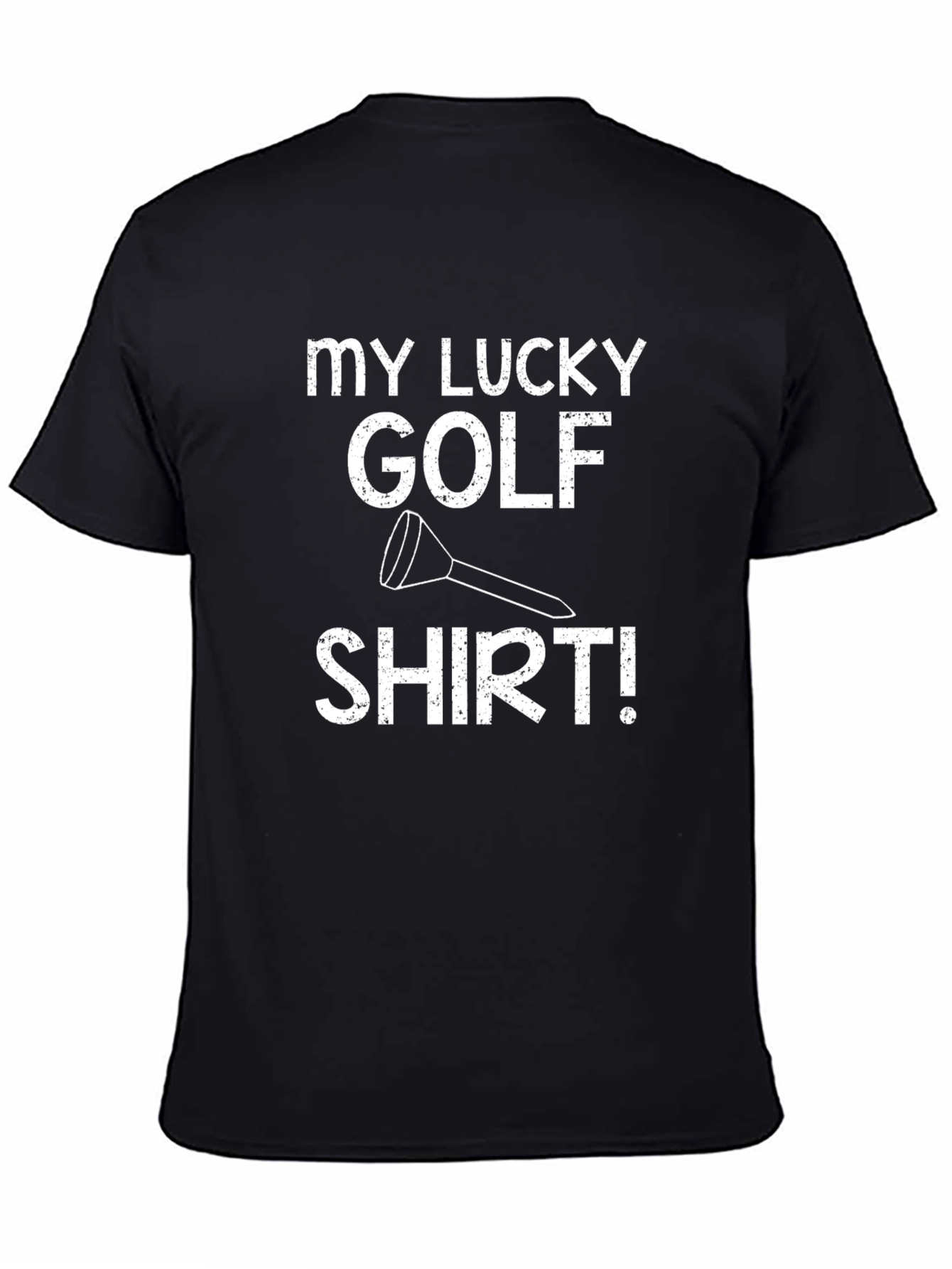 My Lucky Golf Shirt - Black Tee