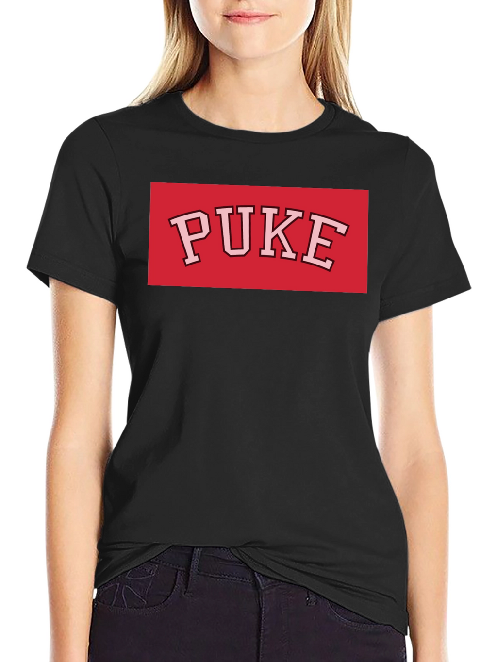 PUKE Graphic Tee - Bold Statement Shirt