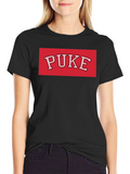 PUKE Graphic Tee - Bold Statement Shirt