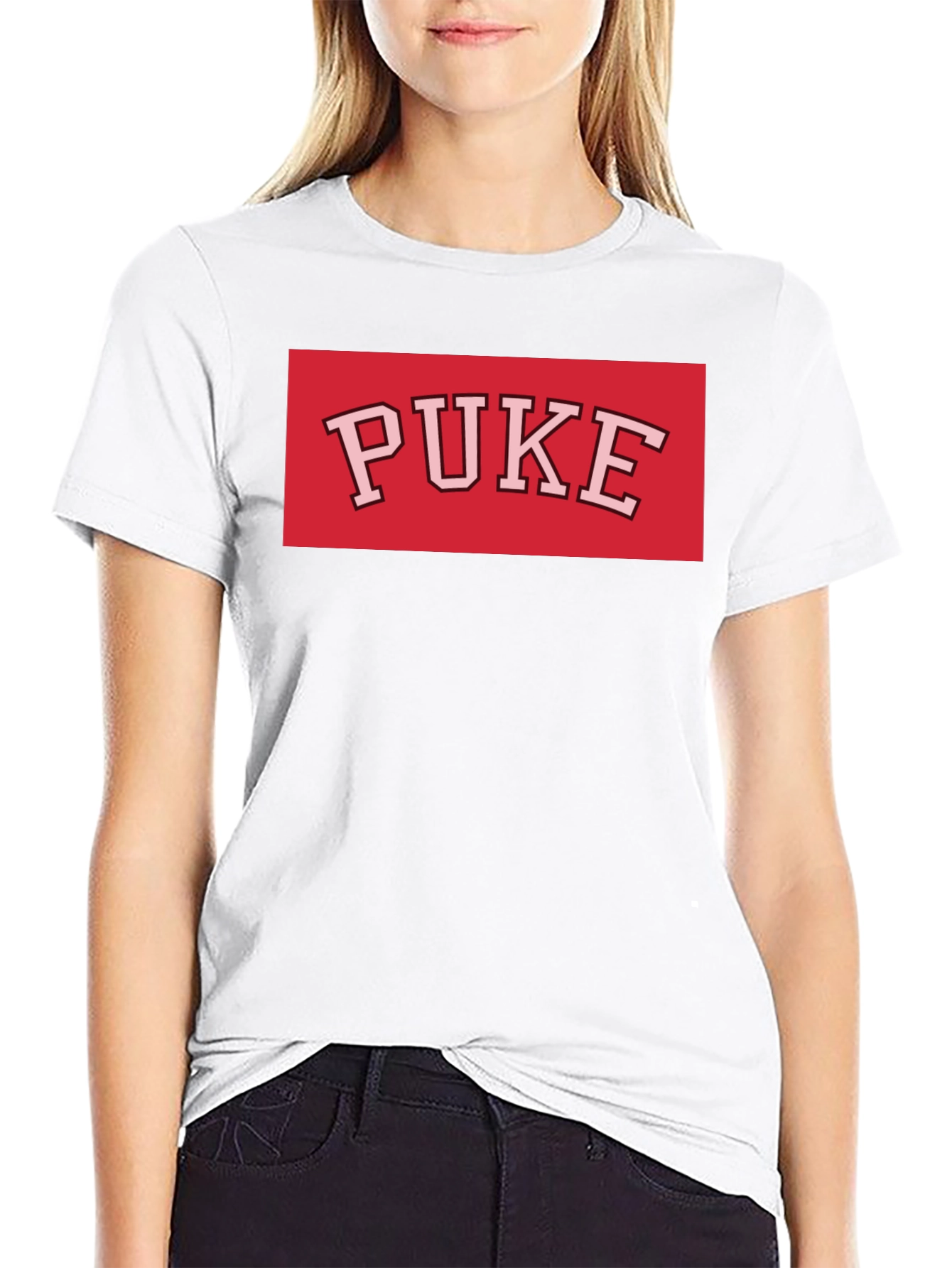 PUKE Graphic Tee - Bold Statement Shirt