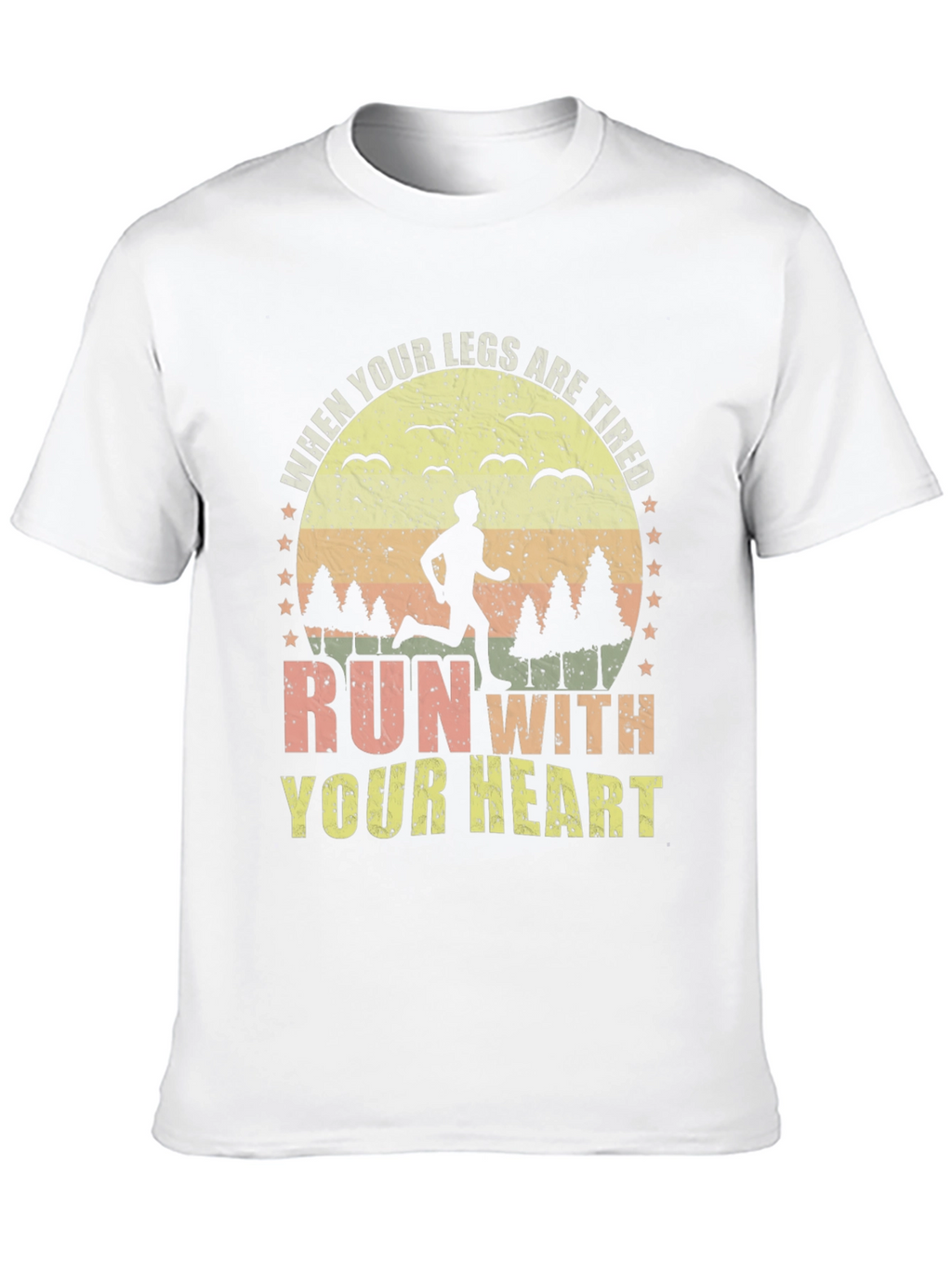 Run With Your Heart Graphic Tee