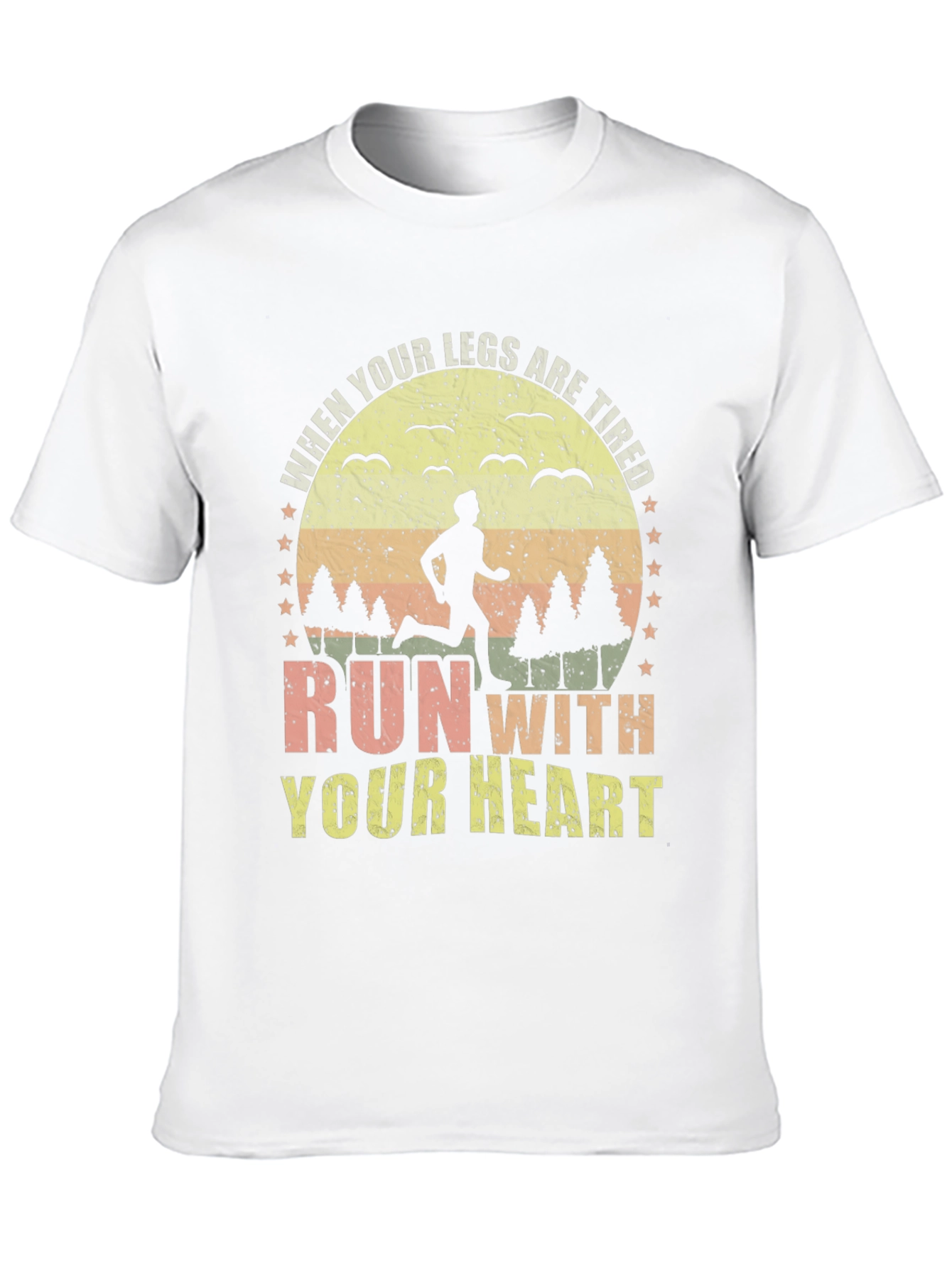 Run With Your Heart Graphic Tee