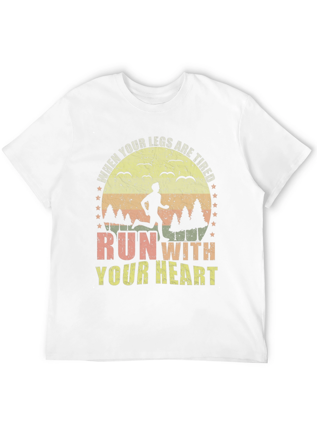 Run With Your Heart Graphic Tee