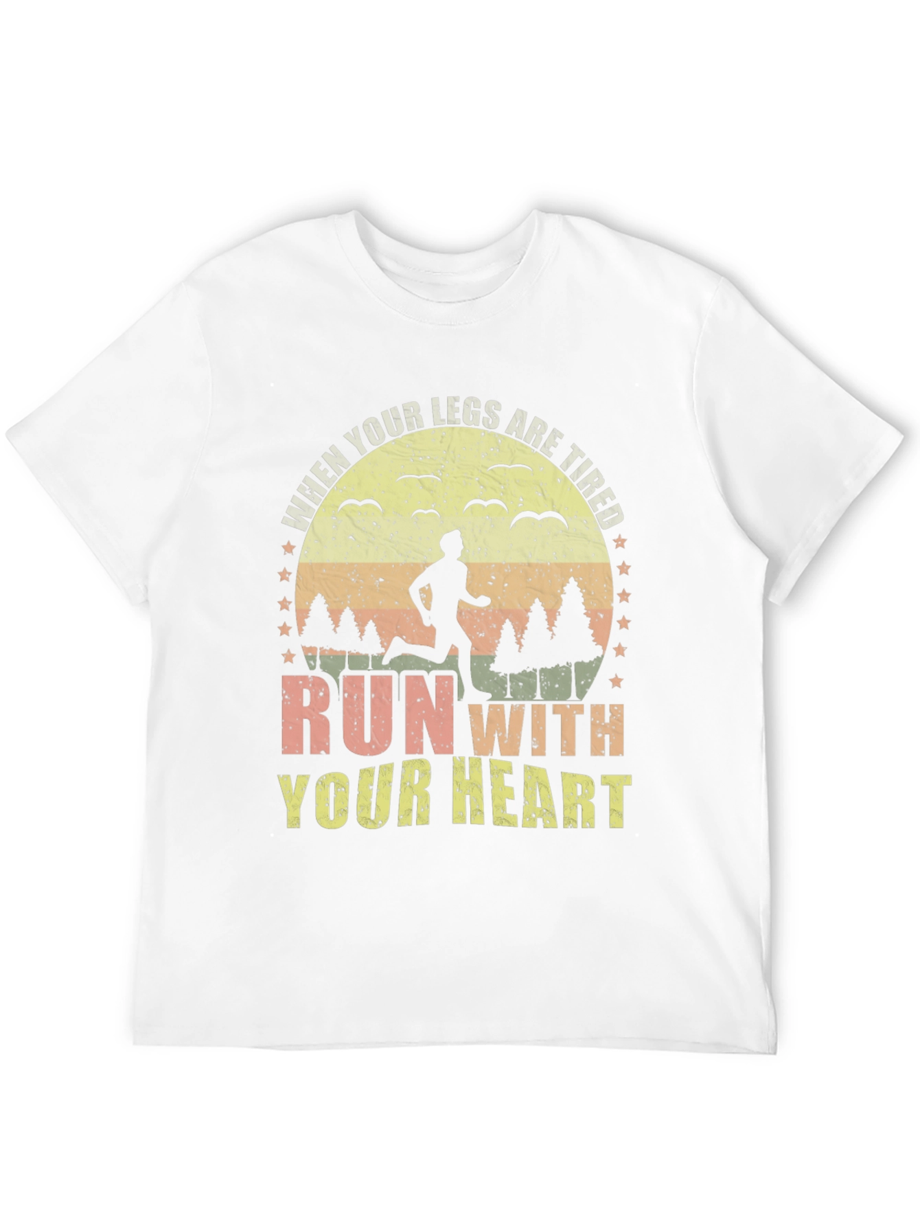 Run With Your Heart Graphic Tee