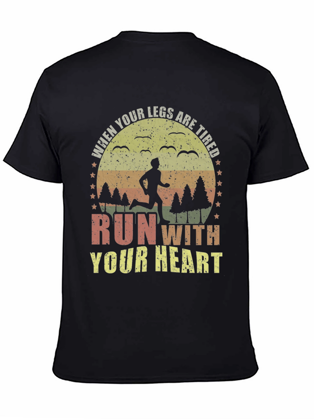 Run With Your Heart Graphic Tee