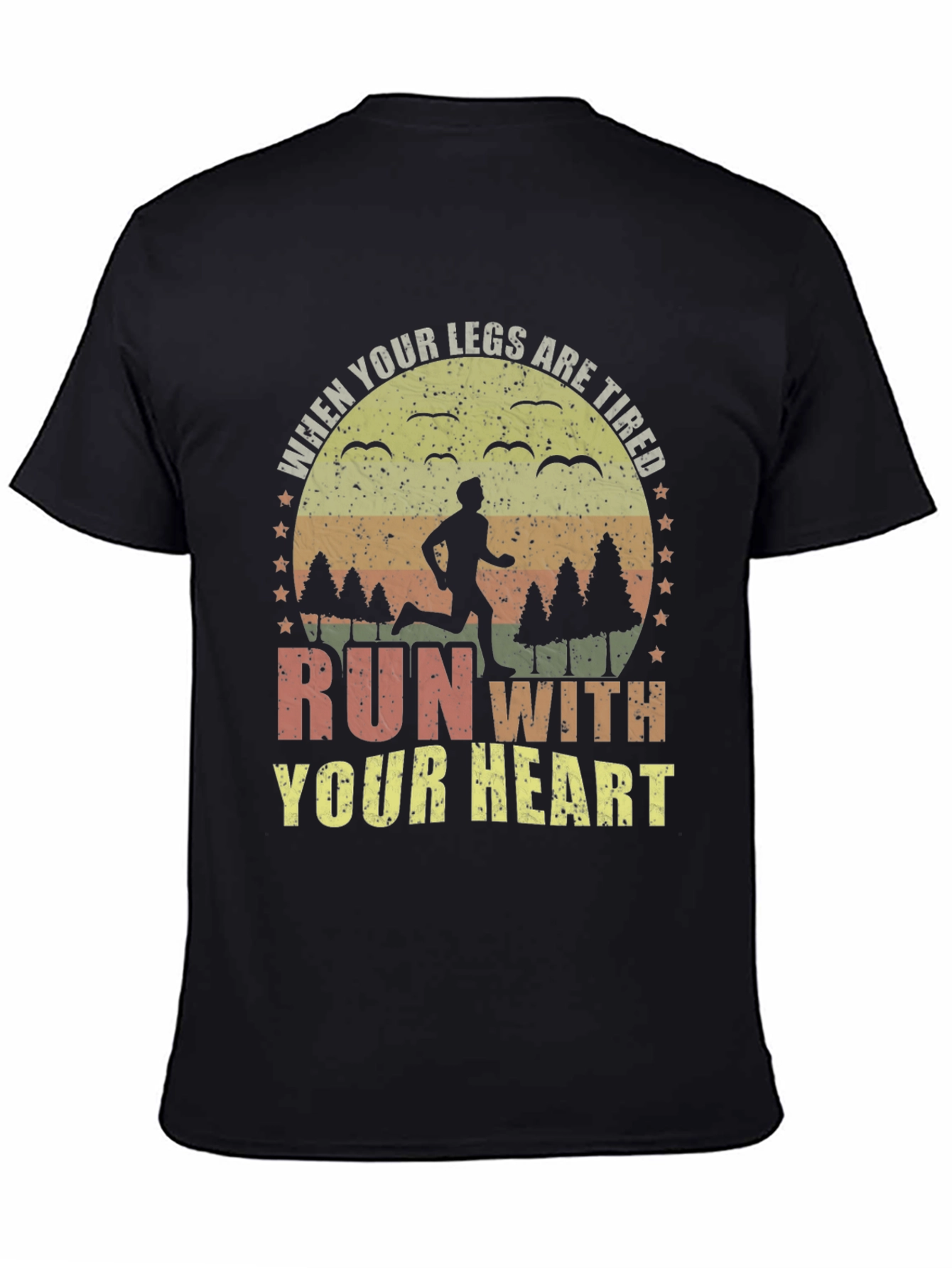 Run With Your Heart Graphic Tee