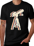 Retro Telescope Graphic Tee - Astronomy Lover Gift