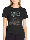 Inspirational Mountain Graphic T-Shirt