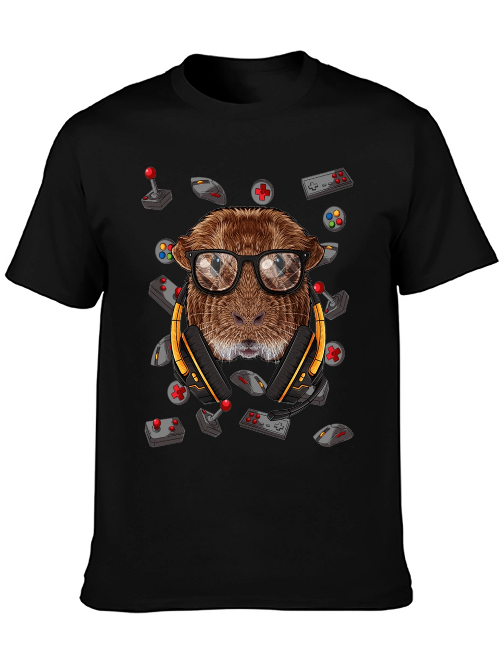 Gamer Otter T-Shirt - Geeky Animal Tee