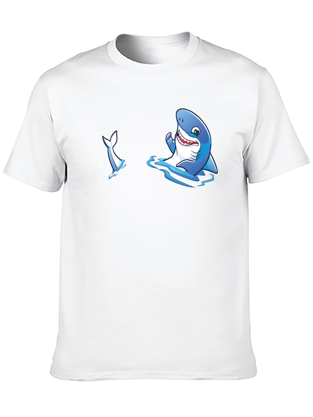 Shark Graphic T-Shirt - Mens Black Tee