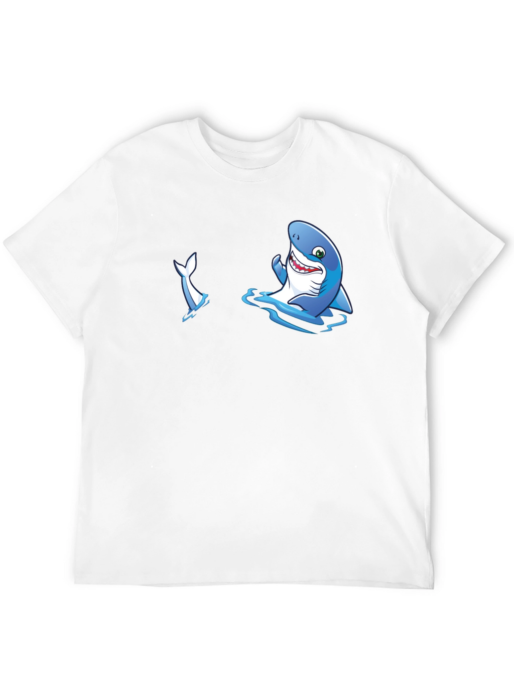 Shark Graphic T-Shirt - Mens Black Tee