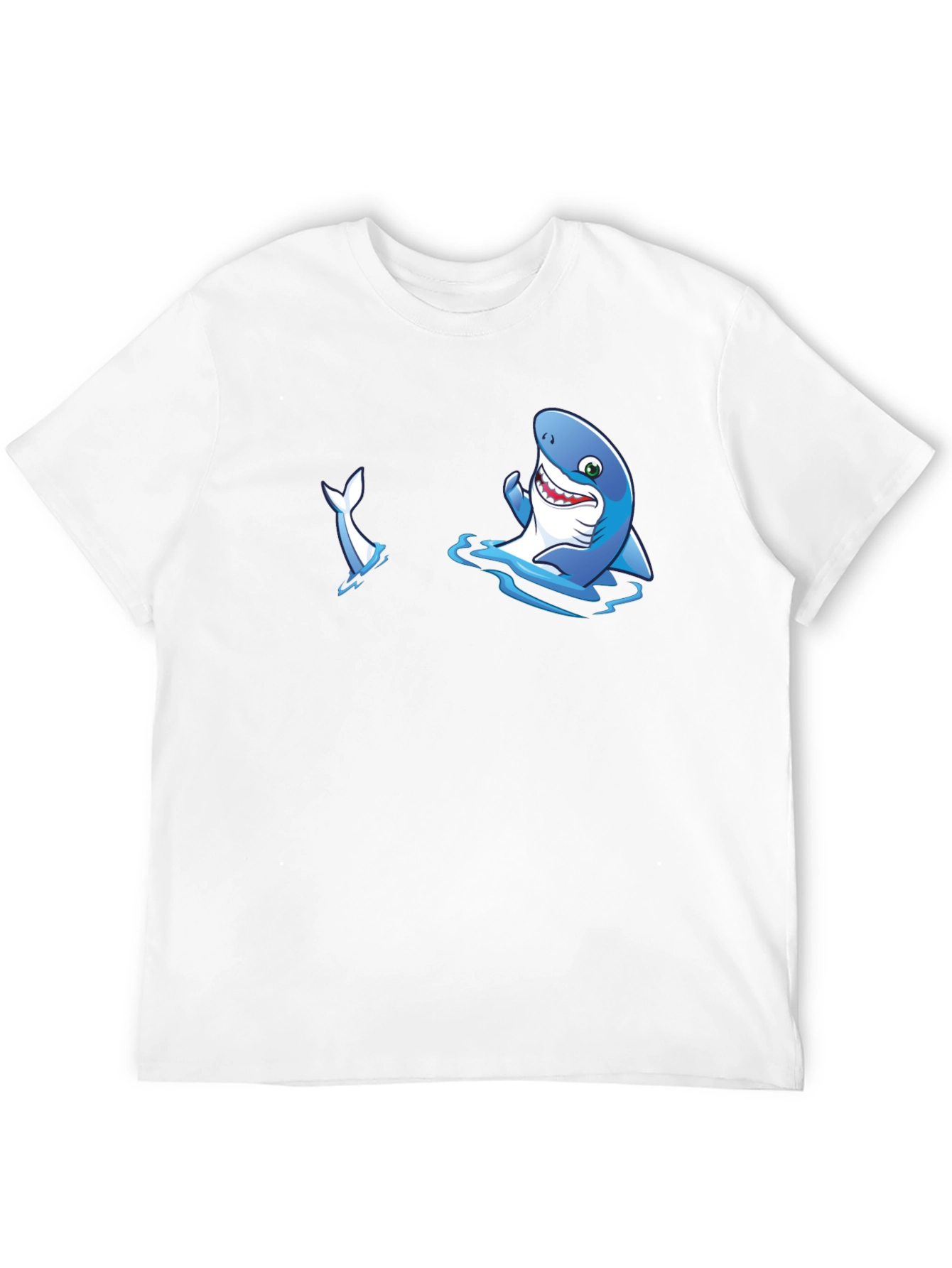 Shark Graphic T-Shirt - Mens Black Tee