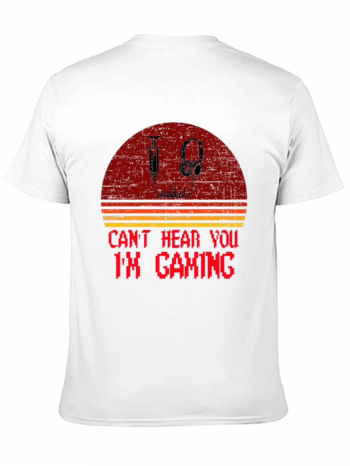 Gaming Addict T-Shirt: Retro Style Tee