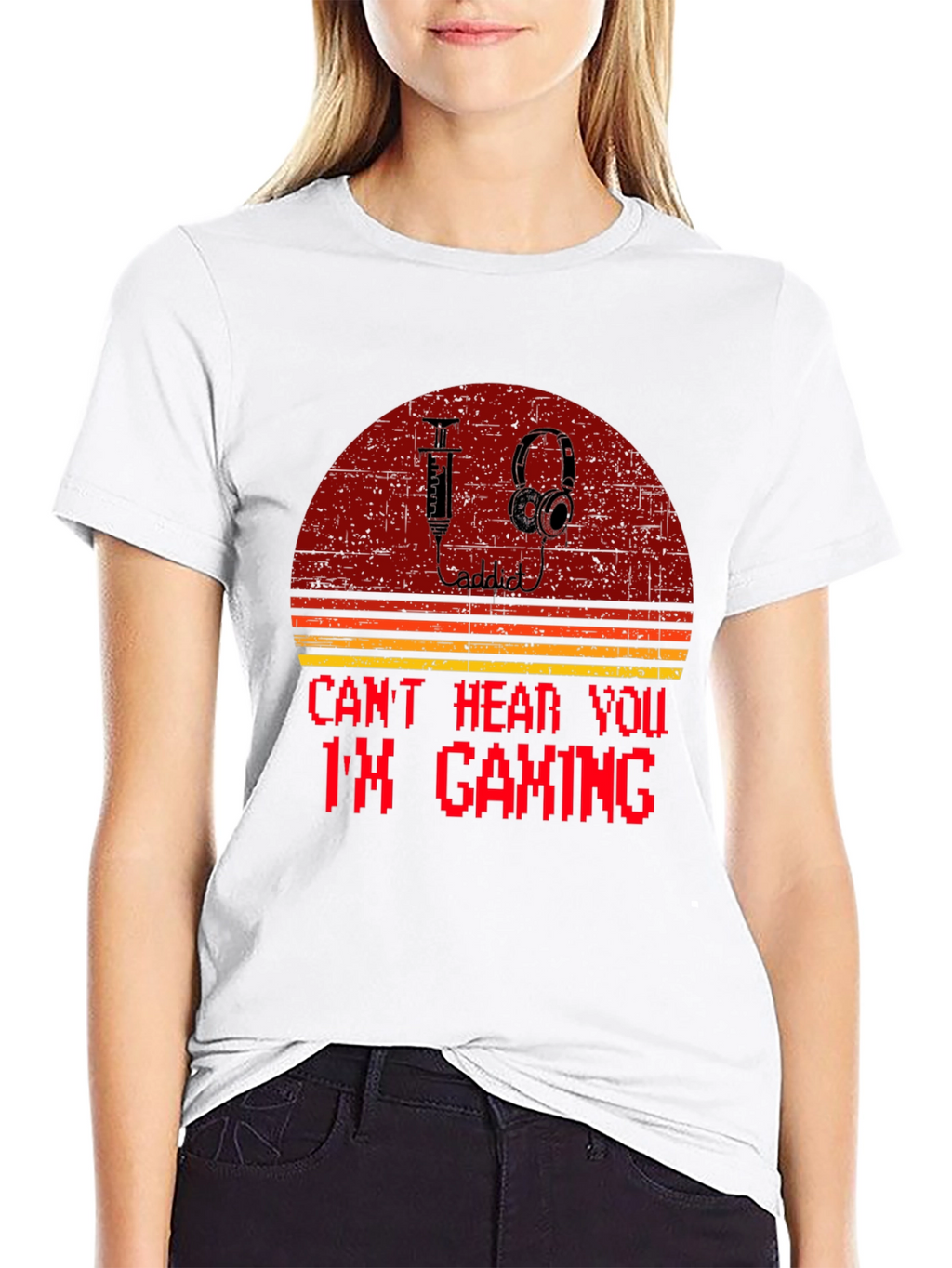 Gaming Addict T-Shirt: Retro Style Tee