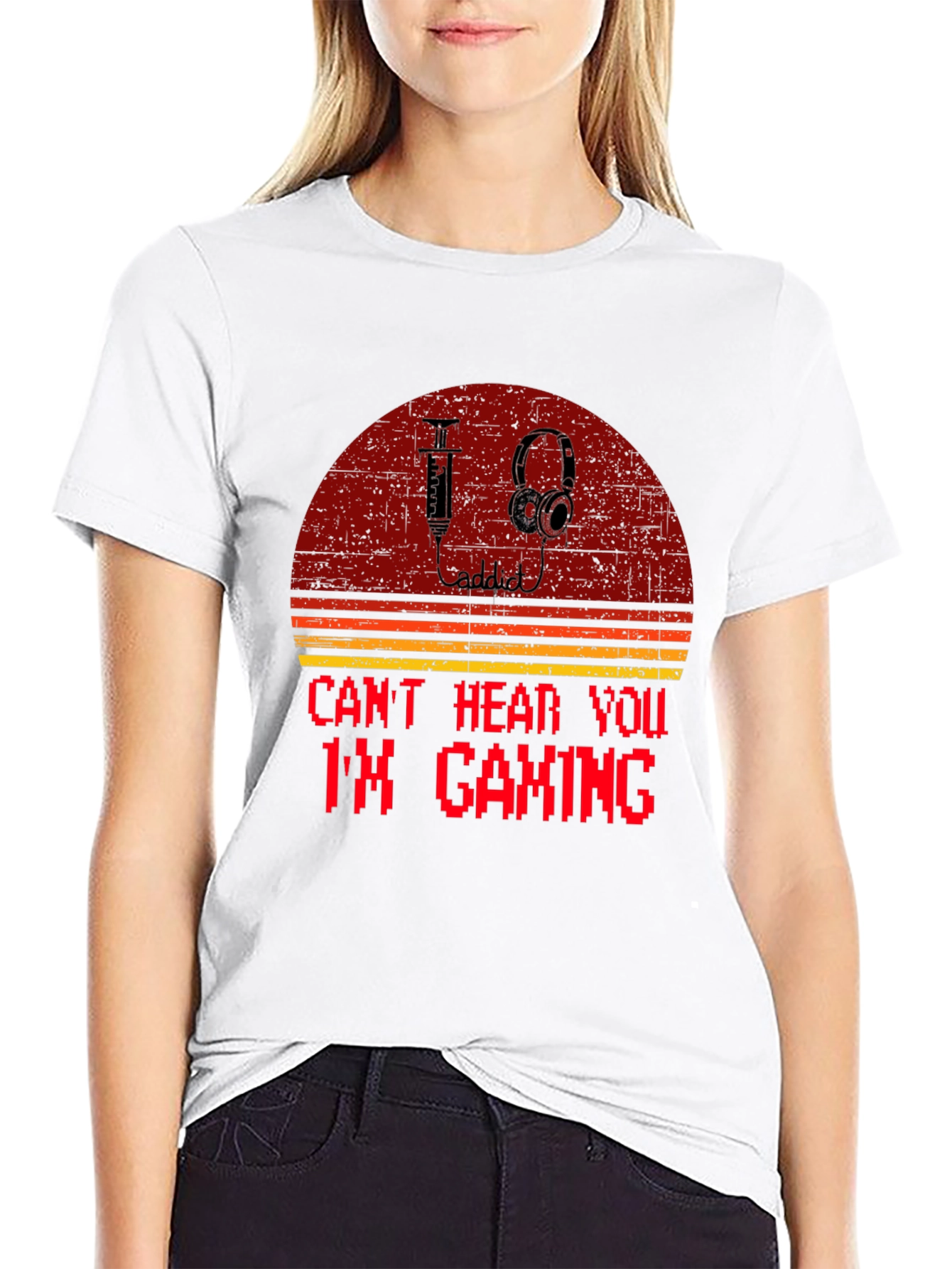 Gaming Addict T-Shirt: Retro Style Tee